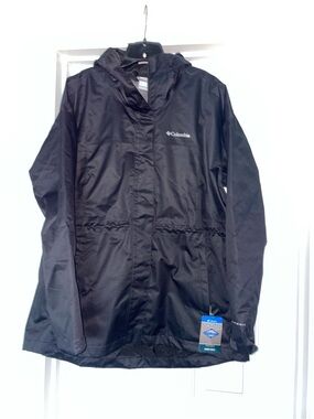 Columbia Women’s Hikebound Long Jacket in Black Size XL NWT